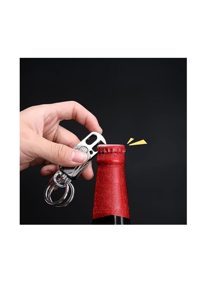 Bukela - Keychain, Bottle Opener Keychain Accessories, Keychain Clip, Unisex Keychain Holder, 360 Degree Rotating Car Keychain Carabiner, Protective Keychain - Image 1