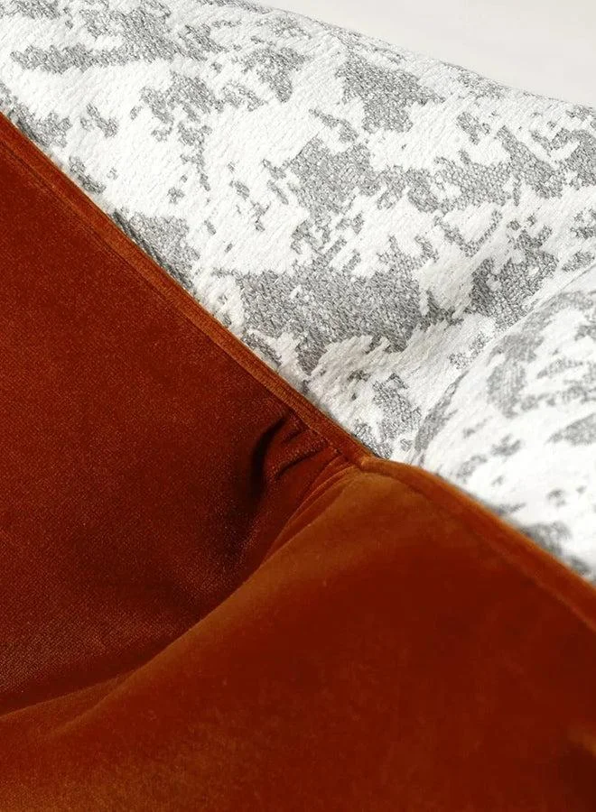 KNOT HOME Cushion Arcie Tangelo (with filler) Pillow Knot Home Cover Set for Modern Sofa Contemporary Living Room Bedroom and Office Soft Washable