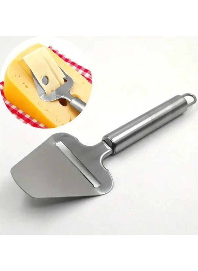 Silvery Stainless Steel Cheese Grater Slicer Butter Slicer Baking Cake Spatula Kitchen Tool - Image 1