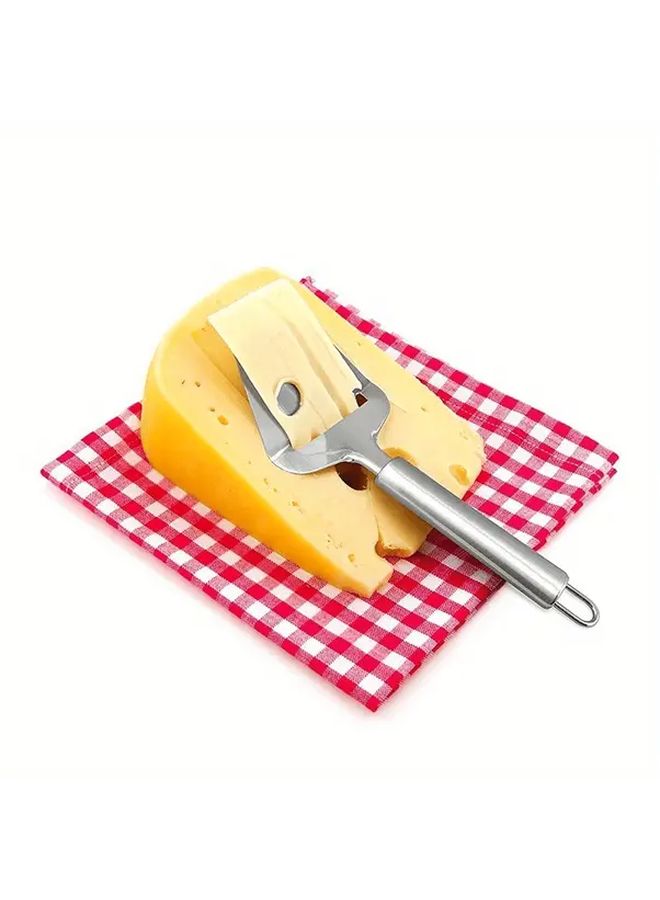 Silvery Stainless Steel Cheese Grater Slicer Butter Slicer Baking Cake Spatula Kitchen Tool - Image 5