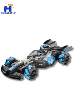 Harvestoy 1:12 Scale RC Car Remote Control Stunt Car, Drift 4WD 360° Rotation Remote Control Car, With Lights, Music and Spray Gift for Boys and Girls Kids  - Image 1