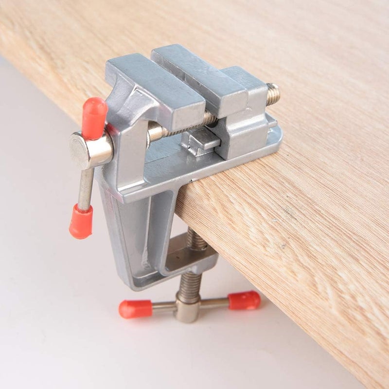 klarako Mini Table Clamp, Jewelry Bench Clamp, Plain Bench Clamp Vise Univeral Table Tabletop Vice Jewelry DIY Repair Tools for Craft Model Building Electronics Jewelry Making - Image 5