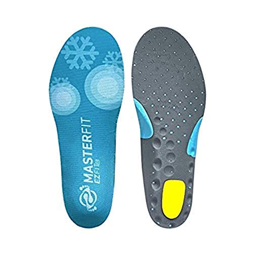 MASTERFIT EZFit QF Ski Boot Insoles for Men Women TrimtoFit Ski Snowboard Boot Inserts with Arch Support Volume Reducer Fit Performance Control Insoles for Winter Boots RegularSmall - Image 2