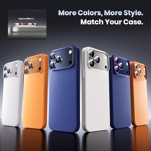 Lensarmor® Compatible With Silver iPhone 17 Pro/iPhone 17 Pro Max Camera Lens Protector – 9H Tempered Glass, Scratch Resistant, Flash-Friendly Premium Lens Cover - Image 5