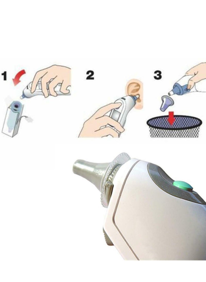 ماركة غير محددة 20pcs/Box Universal Probe يمكن التخلص من المسبق يغطي مرشحات العدسات البديلة لمقياس حرارة Braun  - Image 3
