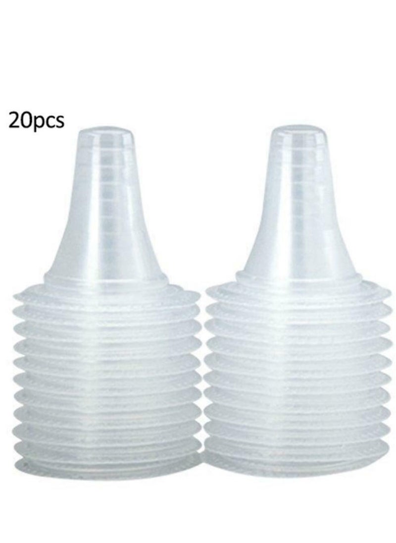 ماركة غير محددة 20pcs/Box Universal Probe يمكن التخلص من المسبق يغطي مرشحات العدسات البديلة لمقياس حرارة Braun  - Image 1