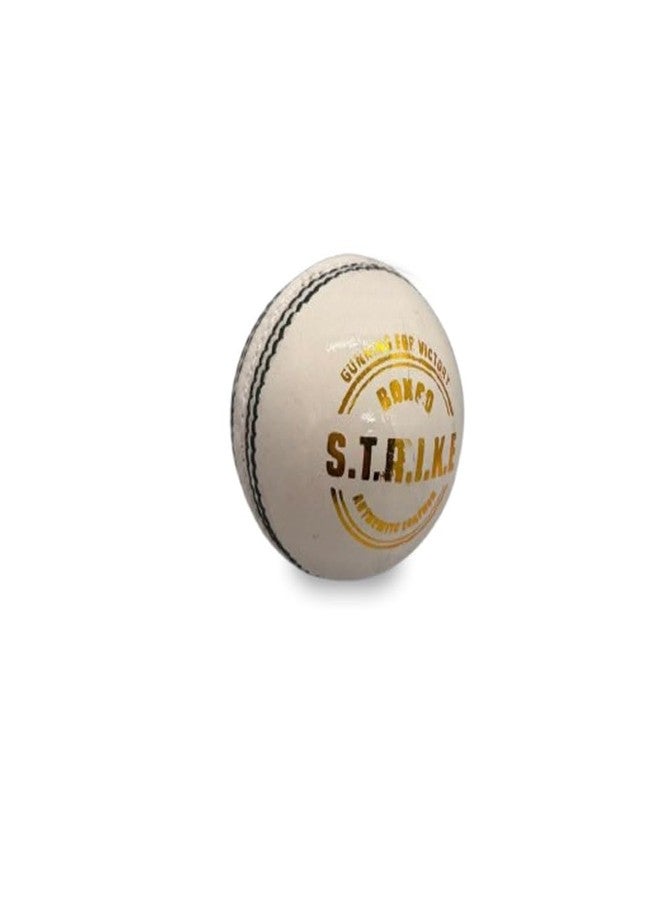 BOXCO Strike White Leather Cricket Ball, Hand Stitched, for T20, ODI and Test Matches (Pack of 2) - Image 5