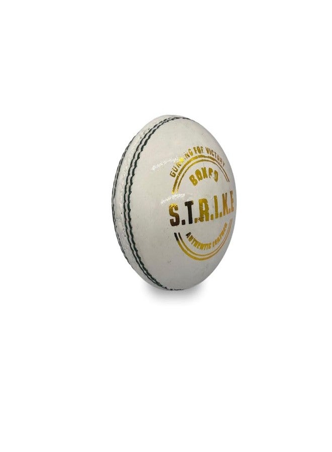 BOXCO Strike White Leather Cricket Ball, Hand Stitched, for T20, ODI and Test Matches (Pack of 2) - Image 4