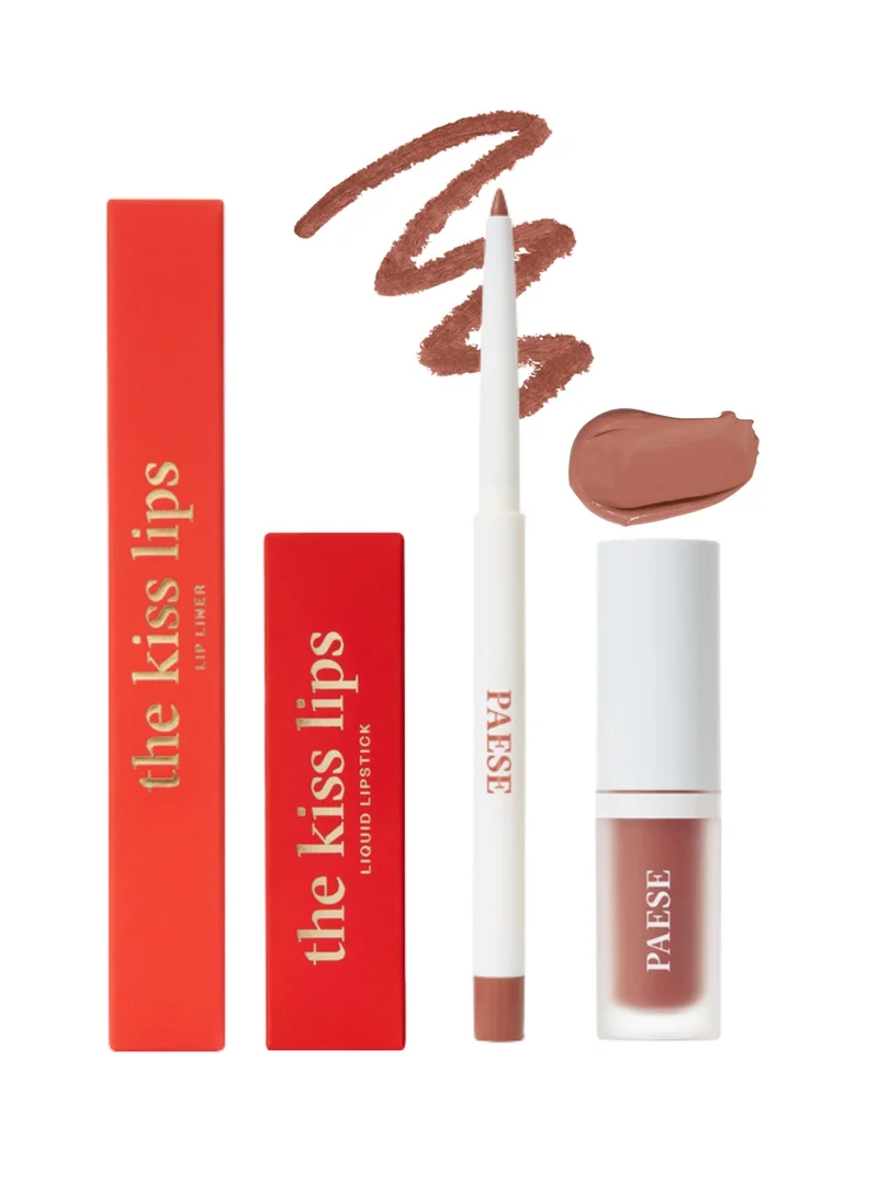 بيز مجموعة أحمر الشفاه كيس - 01 بيج طبيعي