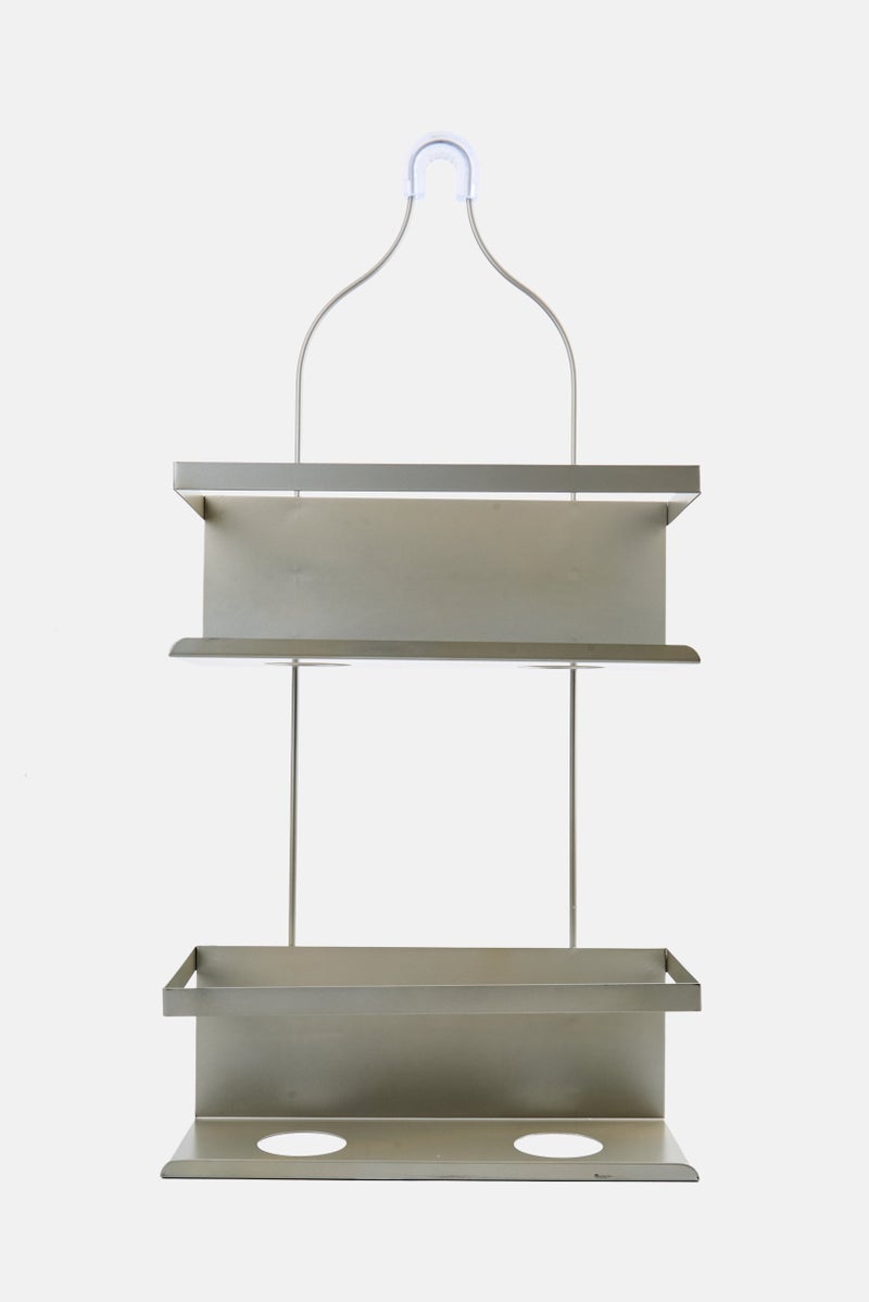 AMG Metal Shower Hanging Caddy, Grey - Image 1