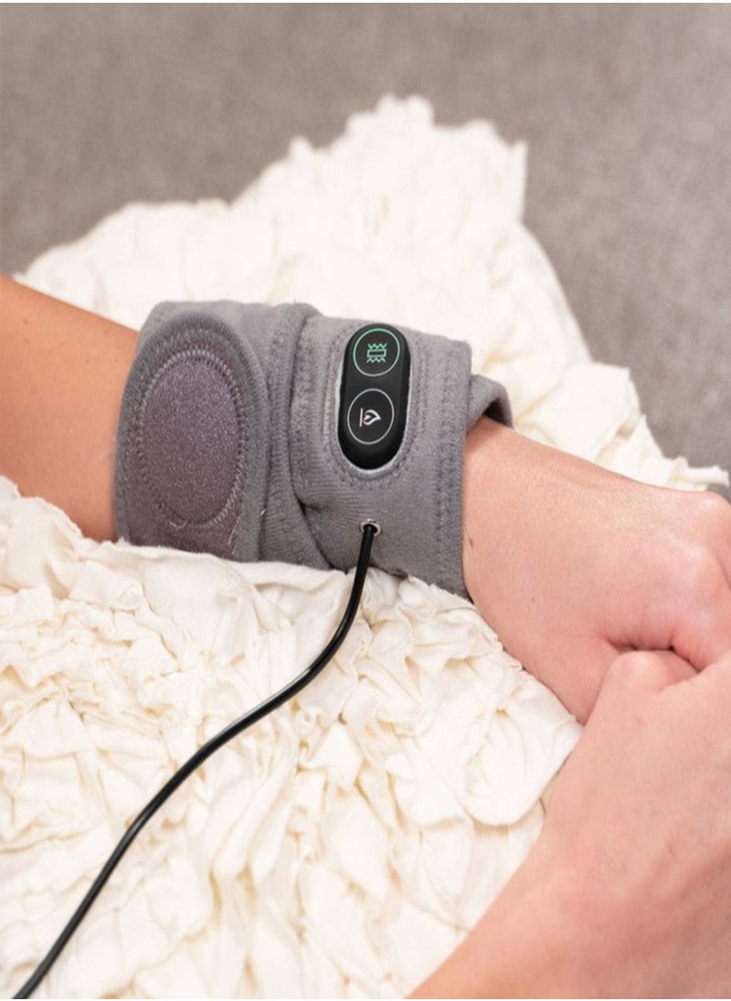 Generic Calm Heat Flexi Wrap Personal Electric Heating Pad Vibration Massager For Muscles And Joints Massage Therapy Pain Relief Wrist Leg Arm Knee Calf Ankle Elbow  - Image 5