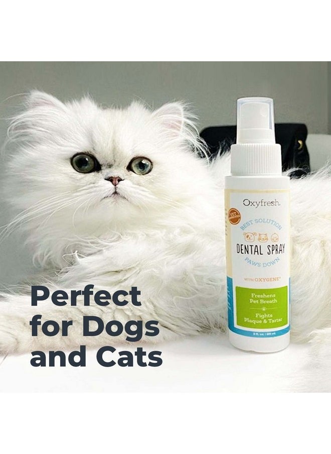 Oxyfresh - Advanced Pet Dental Spray  Instant Pet Fresh Breath: Easiest No Brushing Pet Dental Solution For Dogs And Cats  Best Way To Fight Pet Plaque, Keep Teeth & Gums Healthy. 8Oz. - Image 1