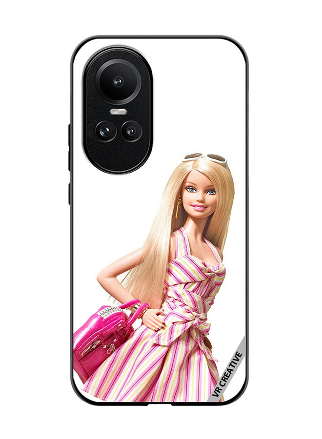 VR CREATIVE Protective Case Cover For Oppo Reno 10 Pro Barbie Design Multicolour - Image 1