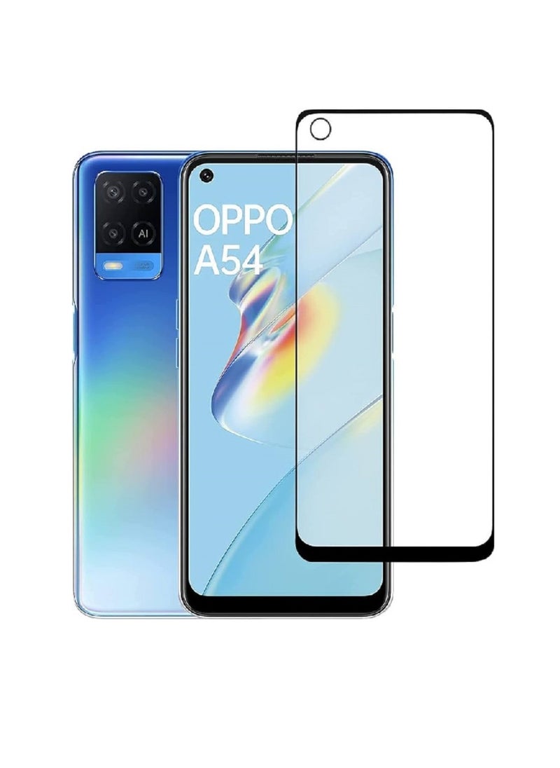Super Tempered Glass Screen Protector 5D Designed For Oppo A54 4G Full Glue Edge to Edge Full Screen Coverage And Bubble Free - Image 1