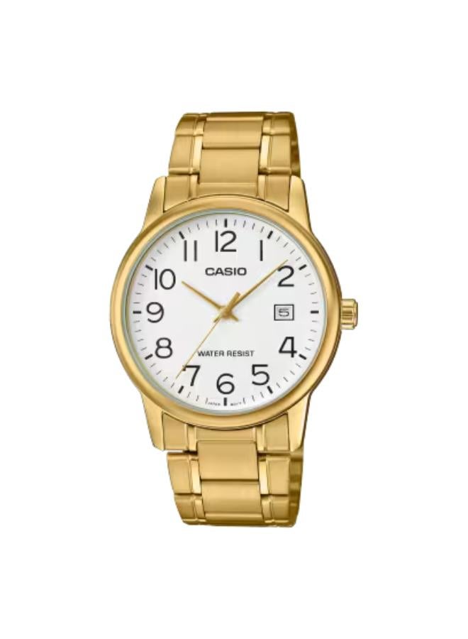 CASIO Men's Stainless Steel Analog Watch MTP-V002G-7B2UDF - 37.1 mm