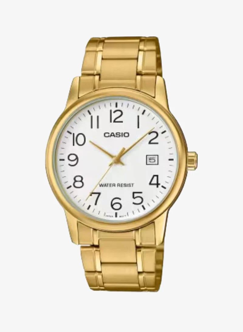 CASIO Men's Stainless Steel Analog Watch MTP-V002G-7B2UDF - 37.1 mm