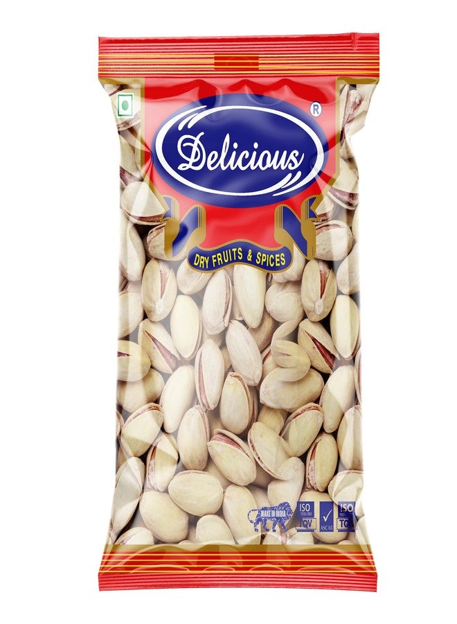 Delicious Salted Pistachios | Pista Nuts and Dry Fruits | Healthy Snacks Items | Pistachio 100 grams - Image 1