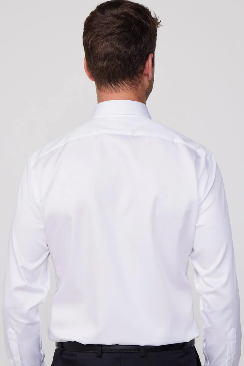 تودورس Slim Fit Non Iron White Men's Shirt