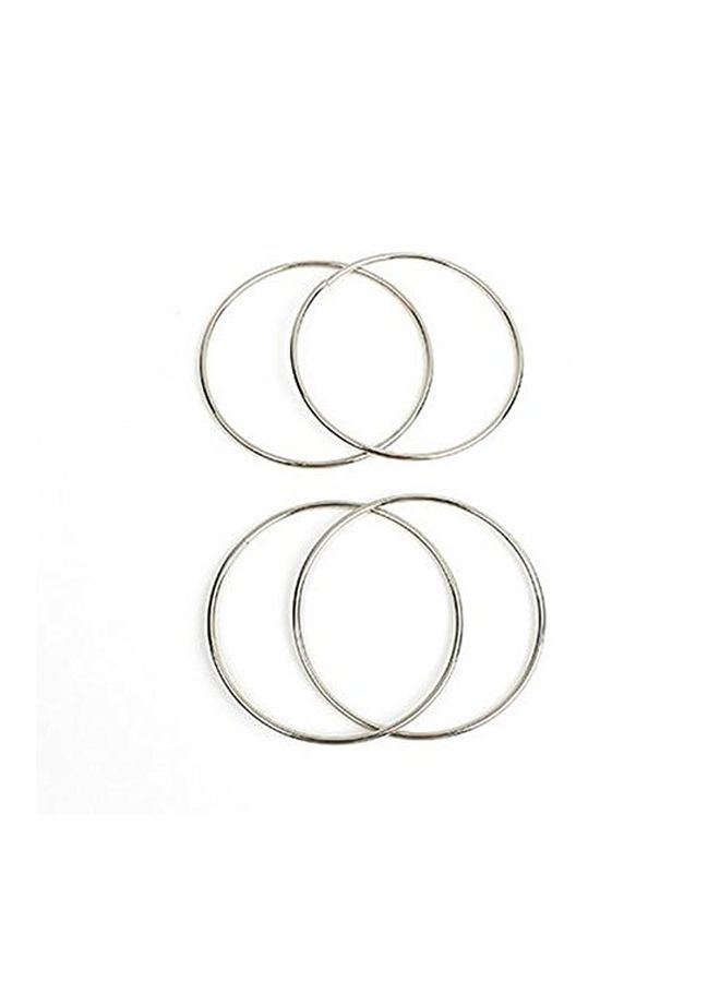 MilesMagic 4-Piece Chinese Linking Magic Ring Set 10cm - Image 2
