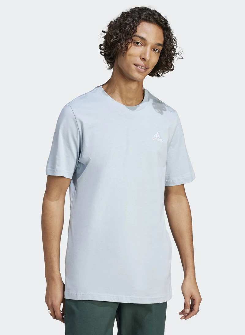 Adidas Essentials Single Jersey Embroidered Small Logo T-Shirt