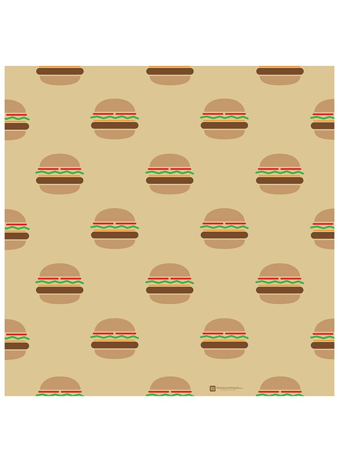 Restaurantware 12 x 12 Inch Pastry Sheets, 500 Durable Sandwich Wrapping Papers - Greaseproof, Microwavable, Kraft Paper Food Basket Liners, For Restaurants, Bakeries, Or Coffee Shops  - Image 4
