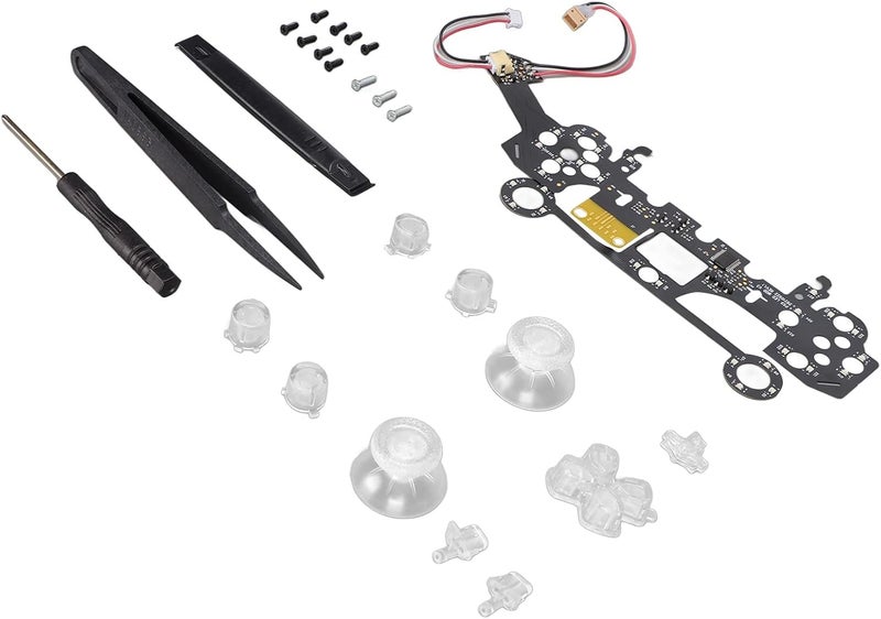 كلاراكو مجموعة أزرار D Pad الأمامية المضيئة، 8 ألوان متينة مريحة، 19 وضعًا، مزودة بإضاءة LED لـ PS5 - Image 1