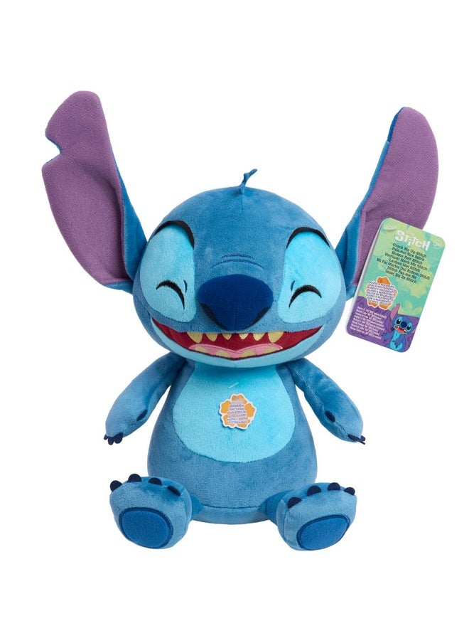 Just Play Just Play Disney Stitch Crack Me Up Stitch 11-inch Plush with Sounds and Motion, Wiggles, Giggles, and Laughs, Stuffed Animal, Kids Toys for Ages 3 Up  - Image 1