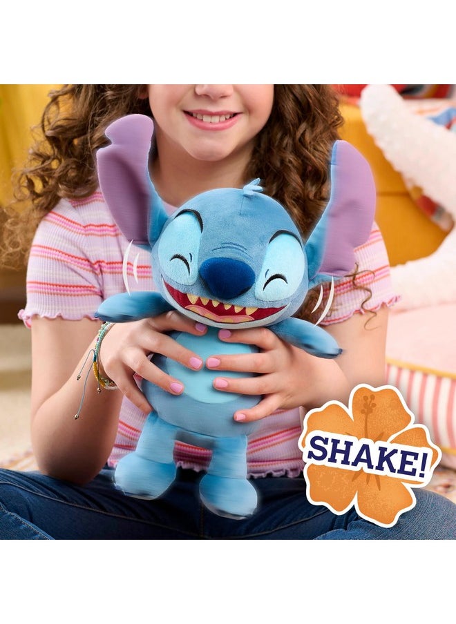 Just Play Just Play Disney Stitch Crack Me Up Stitch 11-inch Plush with Sounds and Motion, Wiggles, Giggles, and Laughs, Stuffed Animal, Kids Toys for Ages 3 Up  - Image 2