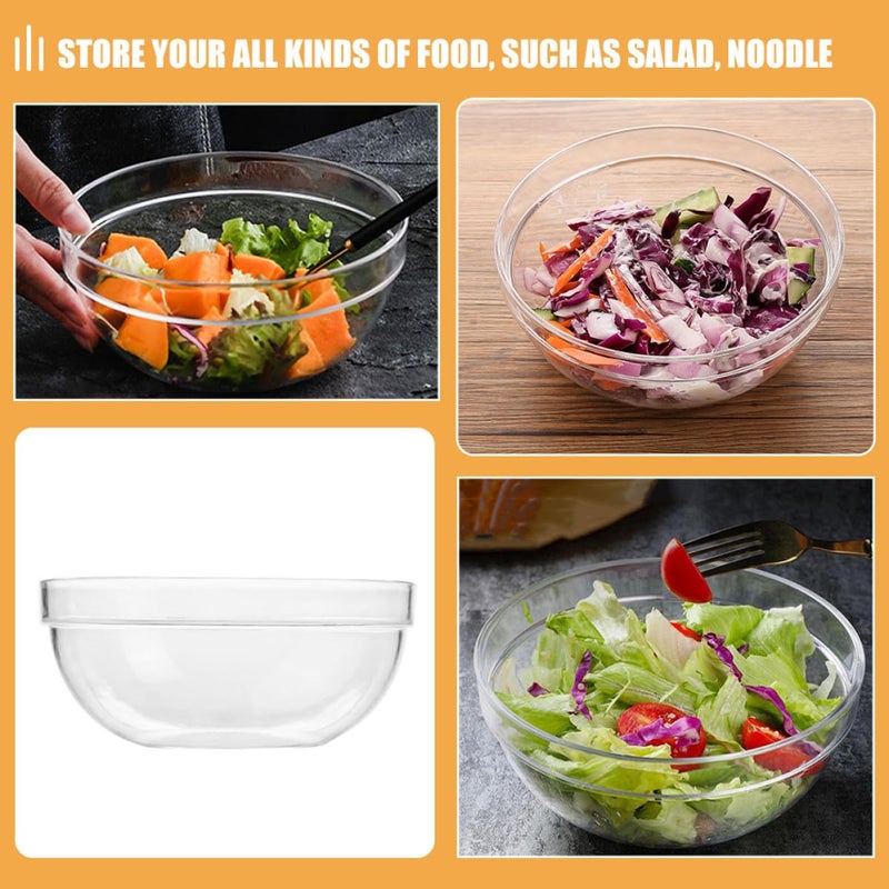 Reusable Shatterproof Salad Bowl Medium Size For Kitchen Serving Mixing And Dining - Image 5