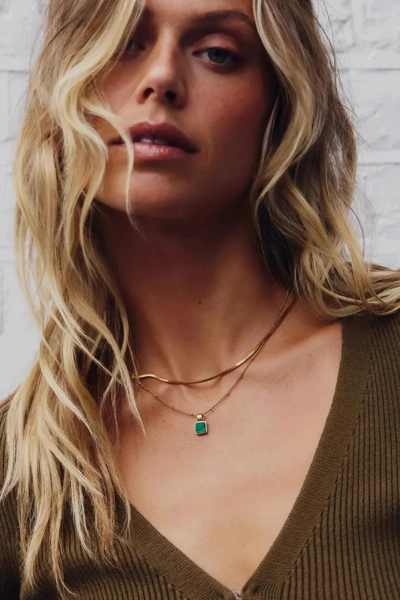 Missoma Hammered Layering Necklace