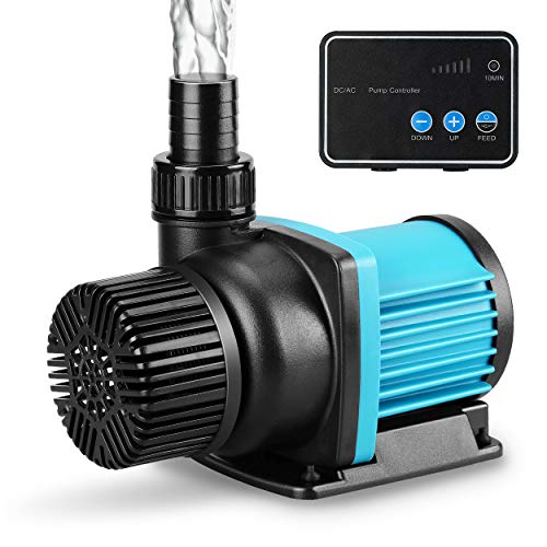 JEREPET 3170 GPH Aquarium 24V DC Water Pump with Controller, Submersible Return Pump for Fish Tank,Aquariums,Fountains,Sump,Hydroponic,Freshwater and Marine Water Use (3170GPH,86W,20.3FT) - Image 1