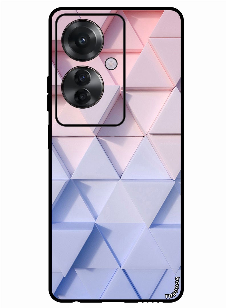 Theodor Protective Case Anti Scratch Shock Proof Bumper Cover For Oppo Reno 11F Shapes - Image 1