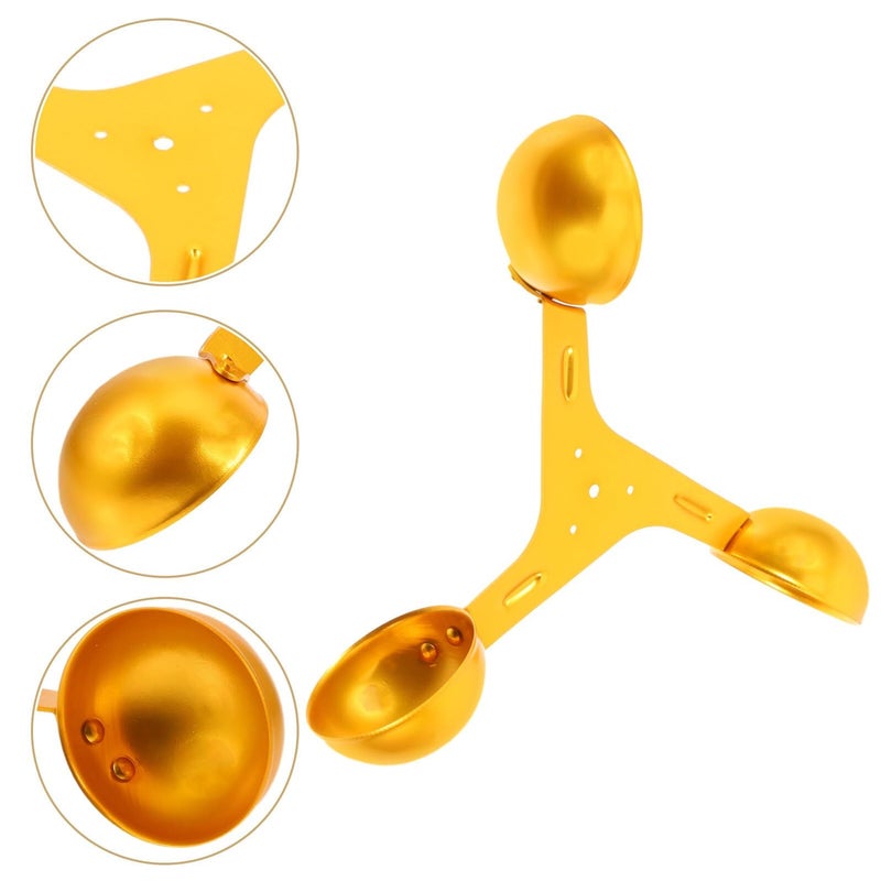 Aluminum Alloy Anemometer Wind Speed Sensor Yellow Wind Cups Low Power Outdoor Use - Image 5