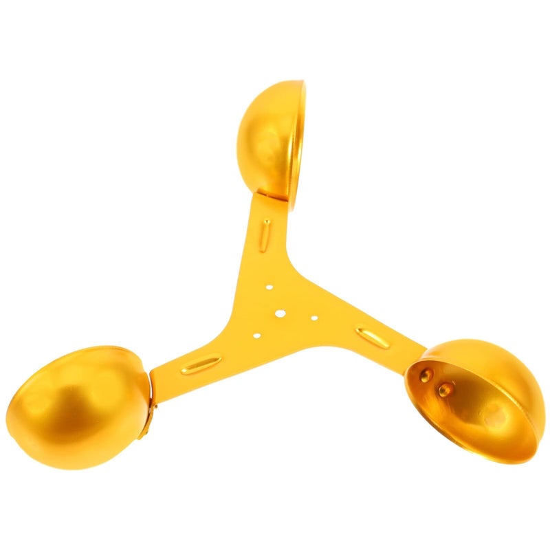 Aluminum Alloy Anemometer Wind Speed Sensor Yellow Wind Cups Low Power Outdoor Use - Image 2