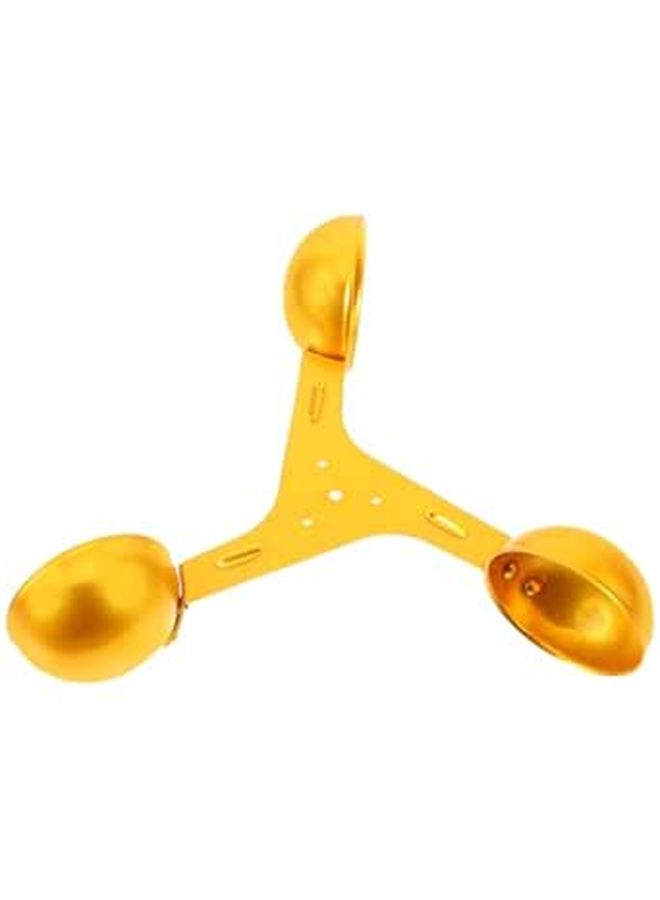 Aluminum Alloy Anemometer Wind Speed Sensor Yellow Wind Cups Low Power Outdoor Use - Image 1
