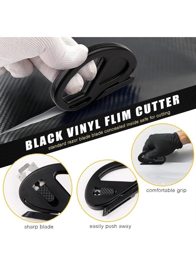 Generic 3PCS Wrapping Paper Cutter Pack - Safe Vinyl Film and Gift Wrap Cutting Tool for Large Rolls - Car Wraps Knife  - Image 2