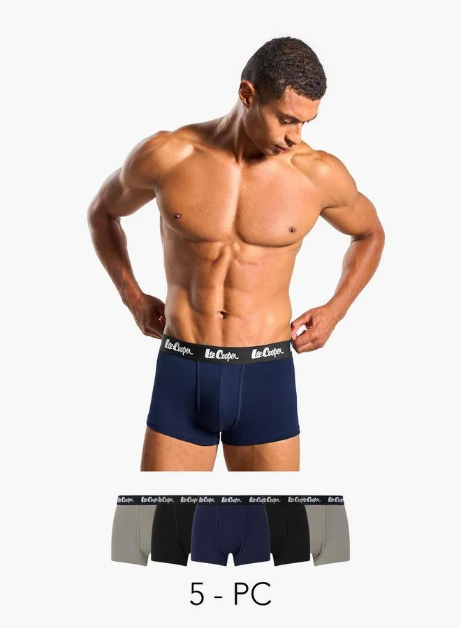 Set of 5 - Lee Cooper Trunk Briefs with Elasticated Waistband