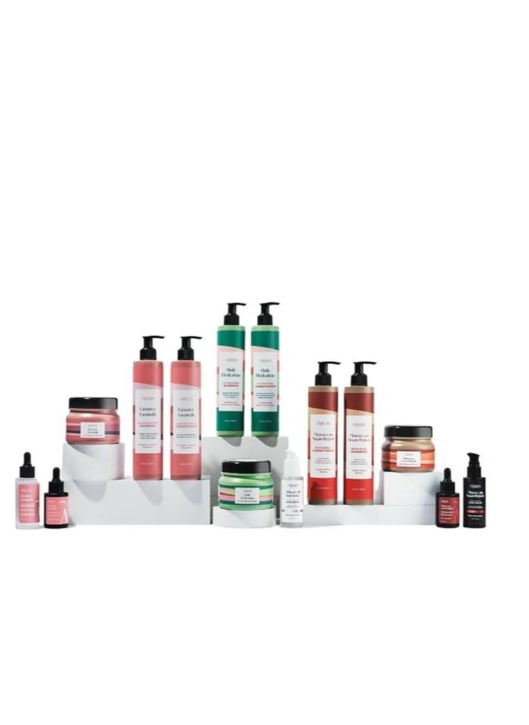 favelin Holy Hydration Hydrating Hair Mask | Infused with Coconut oil - Pro-Vitamin B5 & Vitamin E | Sulfate Free | 300 ml  - Image 5