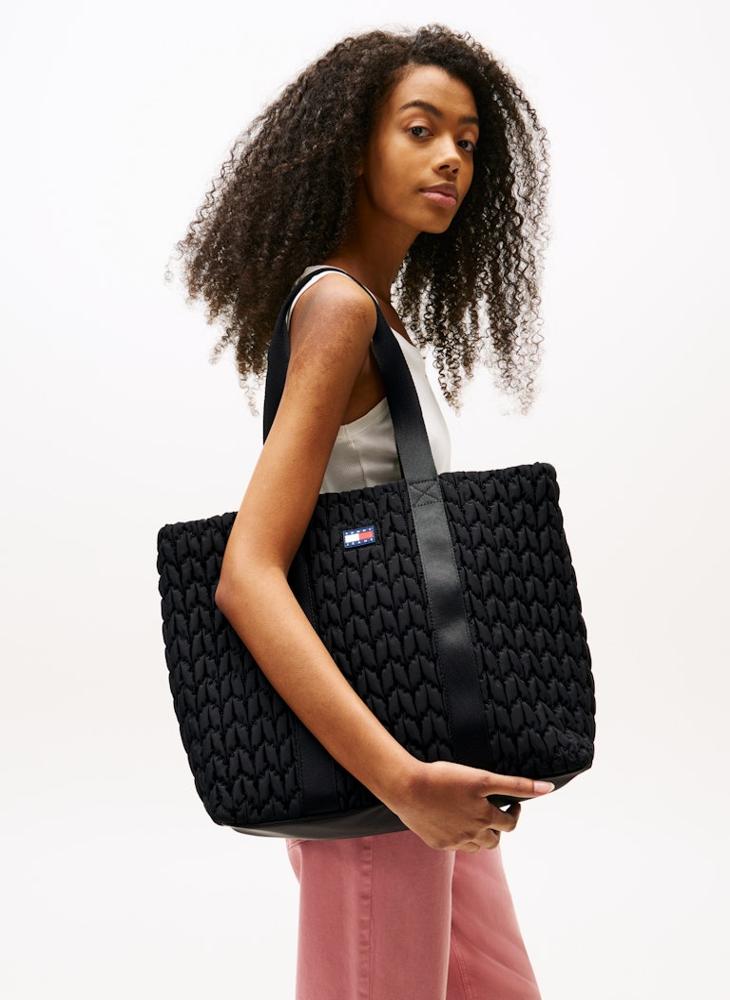 TOMMY JEANS Logo Urban Quilted Tote  - Image 1