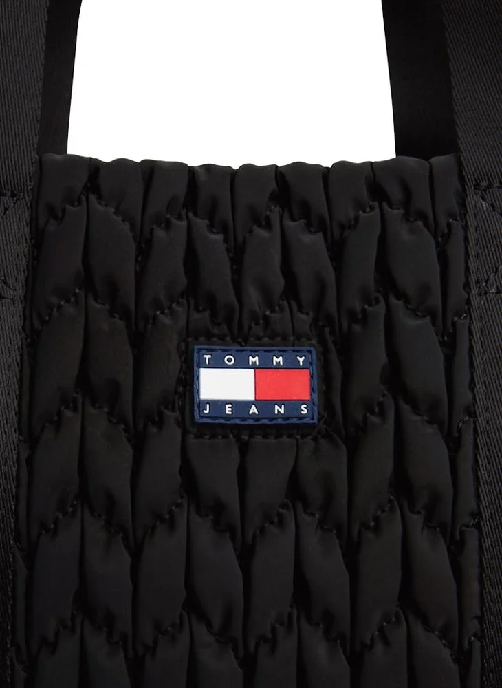 TOMMY JEANS Logo Urban Quilted Tote