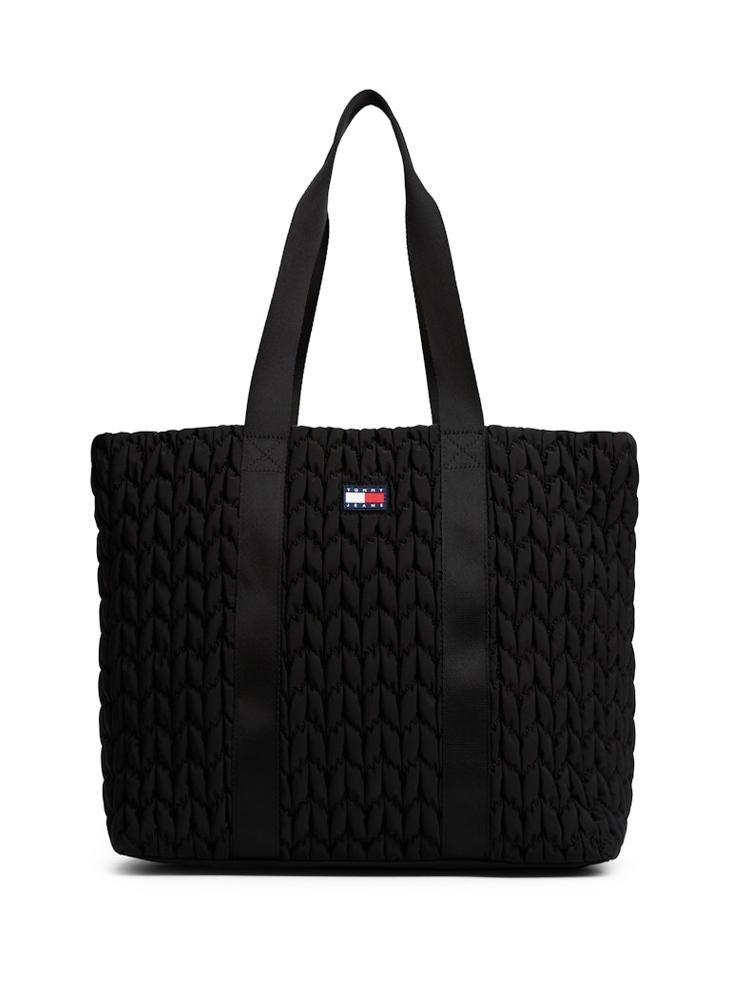 TOMMY JEANS Logo Urban Quilted Tote  - Image 2