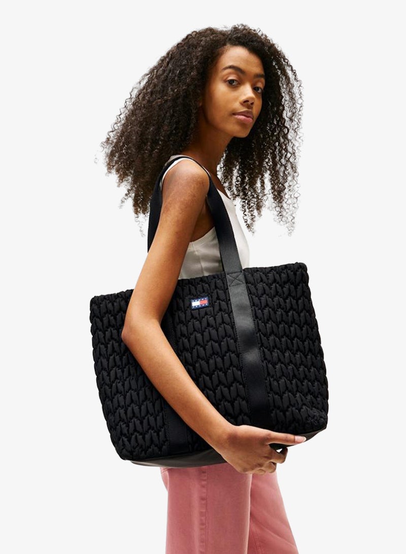 تومي جينز حقيبة يد لوجو كويلد أوربان - Image 2