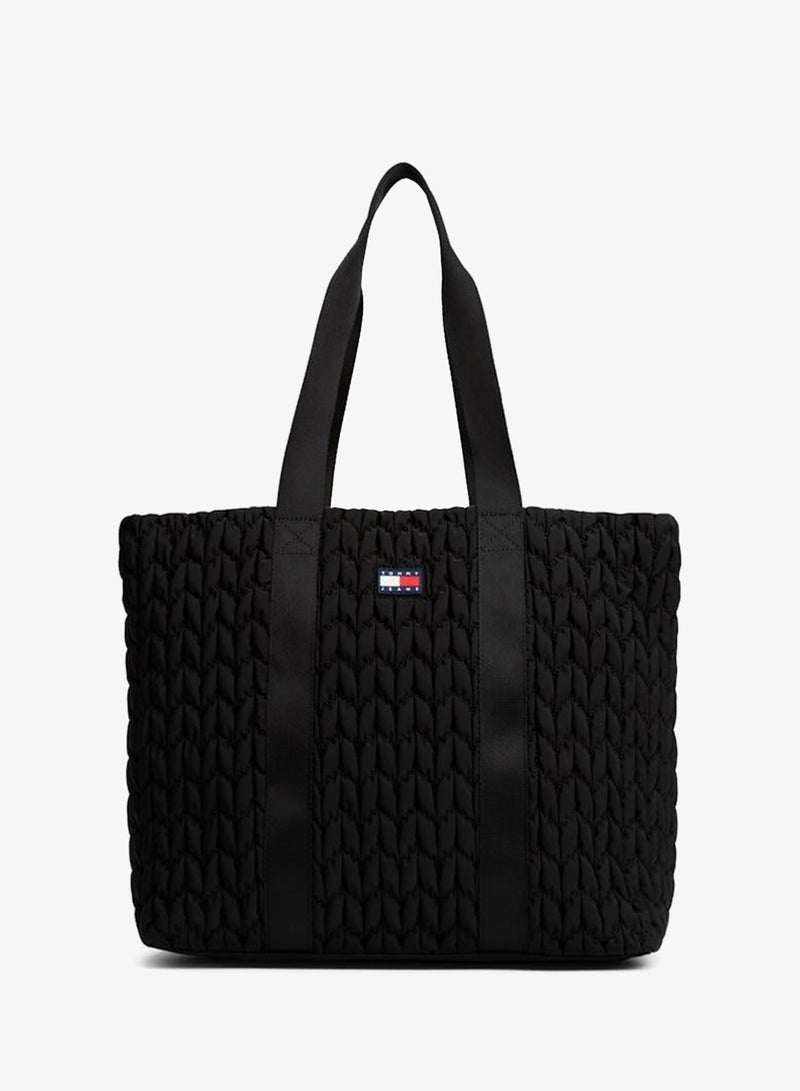 تومي جينز حقيبة يد لوجو كويلد أوربان - Image 1