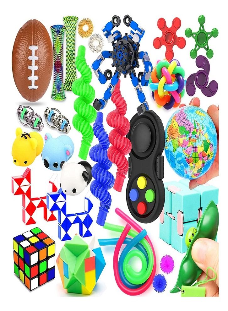 28 Pack Sensory Toys Set, Relieves Stress and Anxiety Fidget Toy for Children Adults