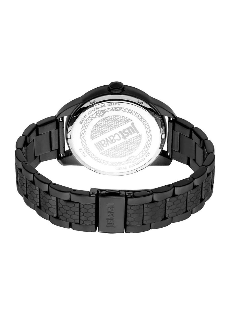 Just Cavalli - Men's Round Shape Stainless Steel Wrist Watch JC1G176M0175 - 43 Mm - Image 1