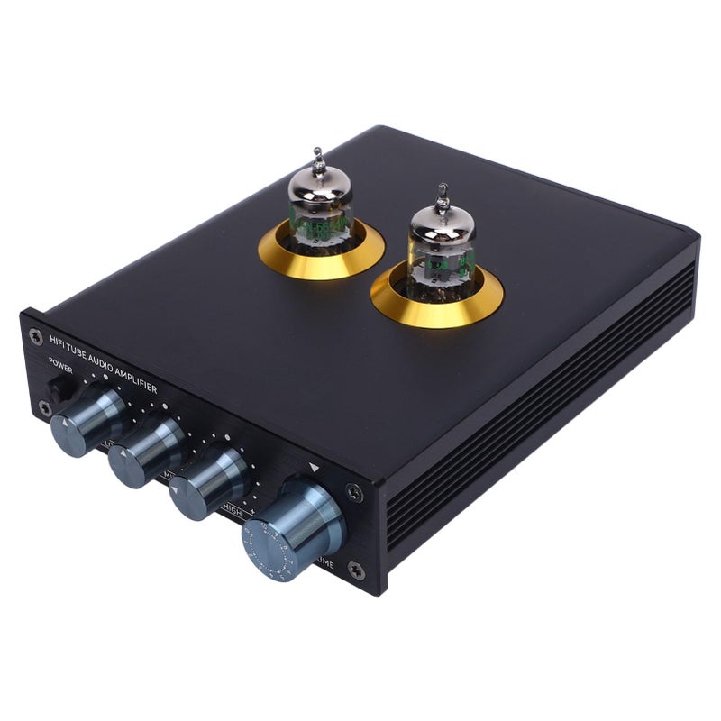 Bluetooth 5.0 مكبر صوت مسبق بأنبوب مفرغ HiFi مكبر سماعات الرأس منخفض الضوضاء منافذ مطلية بالذهب قابس أمريكي - Image 2