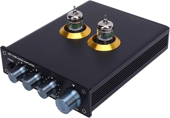 Bluetooth 5.0 مكبر صوت مسبق بأنبوب مفرغ HiFi مكبر سماعات الرأس منخفض الضوضاء منافذ مطلية بالذهب قابس أمريكي - Image 1