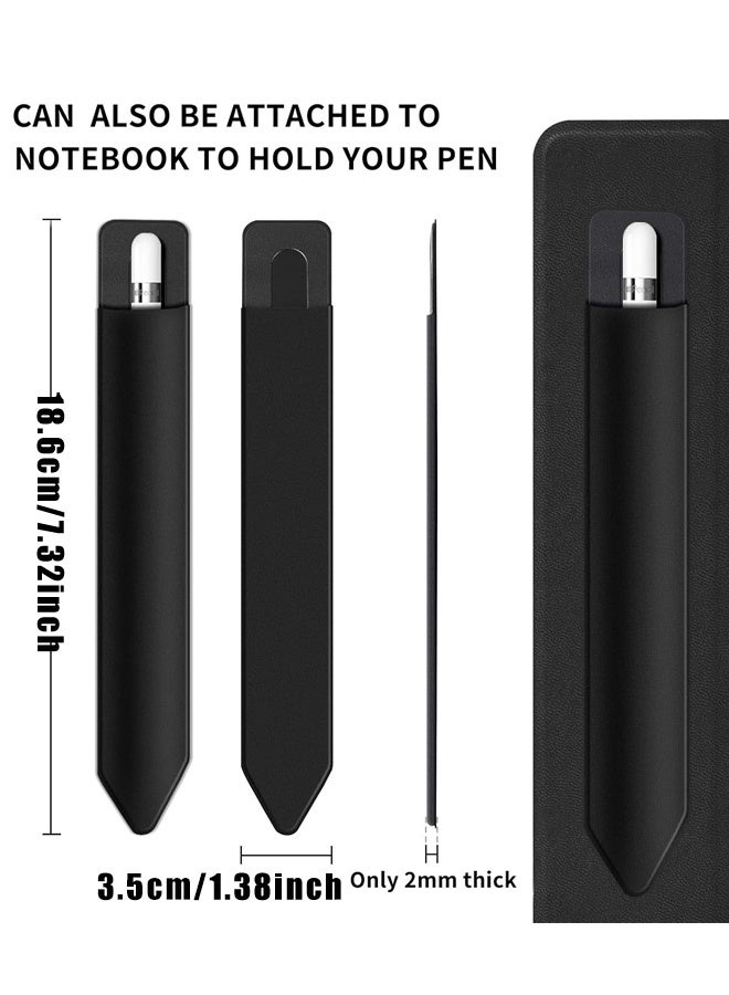 حاملان لأقلام Apple Pencil من الجيل الأول والثاني، وغطاء لاصق لأقلام iPad من الجيل التاسع/الثامن، وقلم Surface اللوحي - Image 2