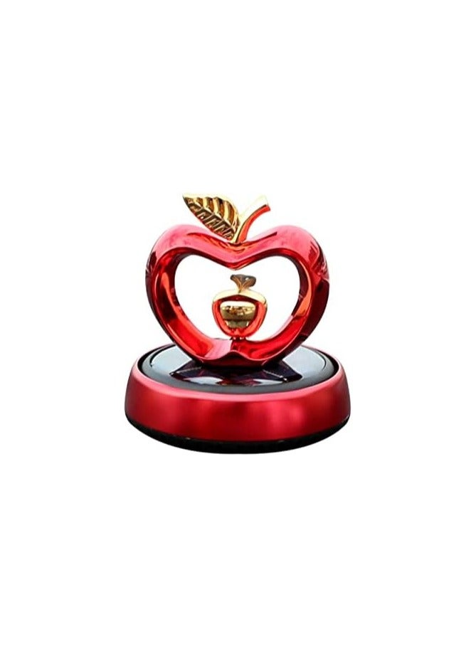 معطر هواء سيارة يعمل بالطاقة الشمسية، معطرات هواء مبتكرة تدور مع الزيوت الأساسية - زينة أنيقة داخل السيارة، توفر روائح طبيعية تدوم طويلاً. - Image 1