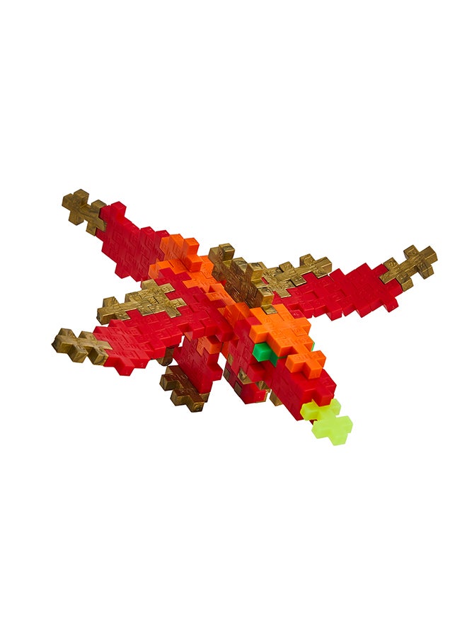 Plus-Plus Creative Building Blocks Tube, Dragon, Ingenious Construction Toy, 100 Pieces - Image 3